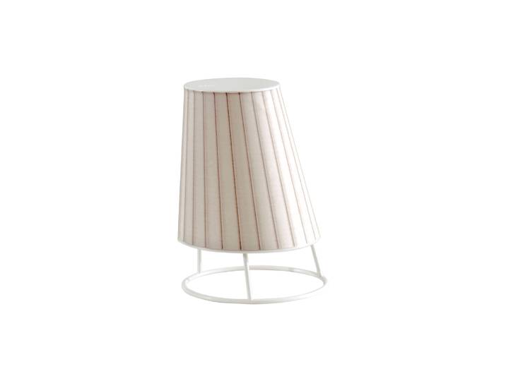 Emu - Lampe extérieur sans fil rechargeable Cone - Blanc - Tissu synthétique - Designer Marco Marin
