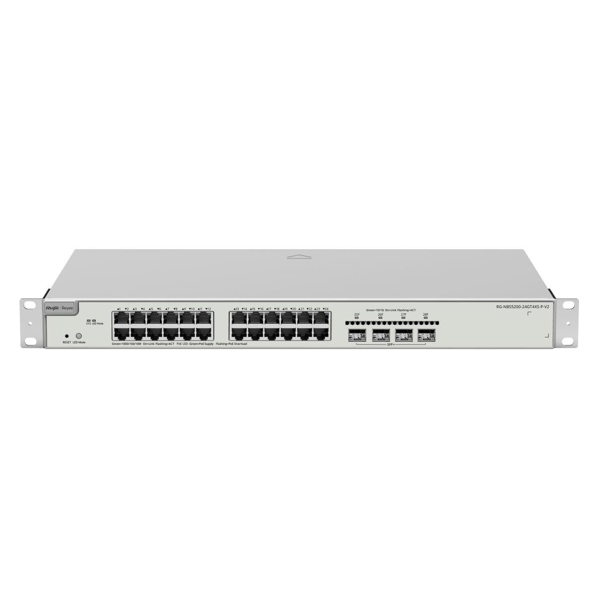 Ruijie RG-NBS5200-24GT4XS-P-V2 (24 Ports) (RG-NBS5200-24GT4XS-P-V2)