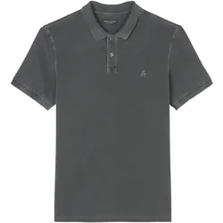Marc O'Polo Herren Poloshirt, kurzarm - Small-Logo, Regular Fit, Piqué-Struktur Dunkelgrau / 3XL