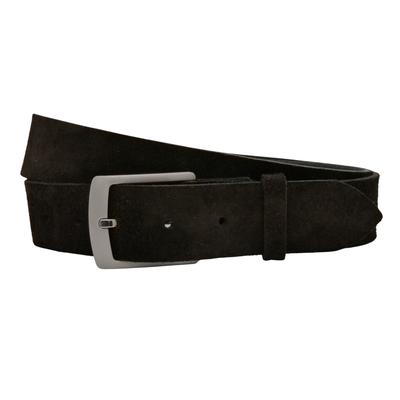 Ledergürtel ANNAMATONI "AnnaMatoni Herren Ledergürtel Zeitloses Design Gürtel 3,5cm", Herren, Gr. TW100 - 115cm Gesamtlänge, mokka 690, 100% Leder, Gürtel Ledergürtel
