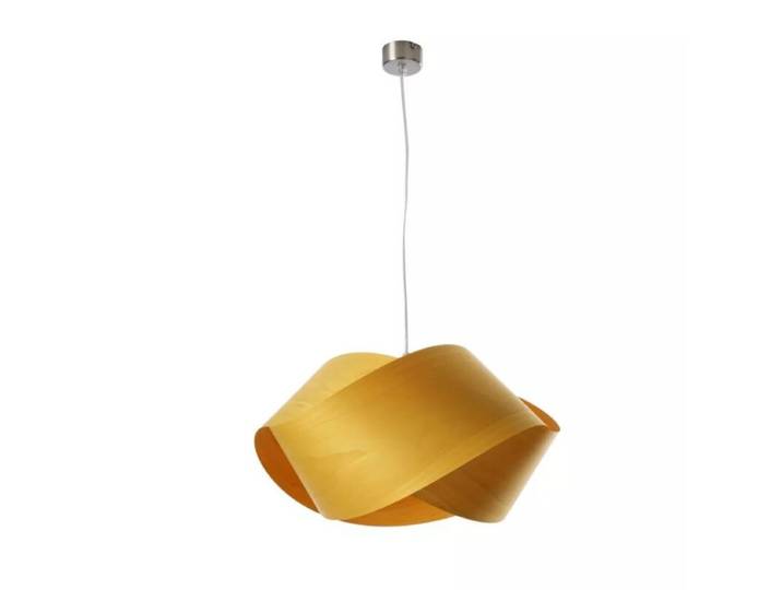 LZF Pendelleuchte Nut - Yellow (Gelb) , Weiß Natur, Skandinavis
