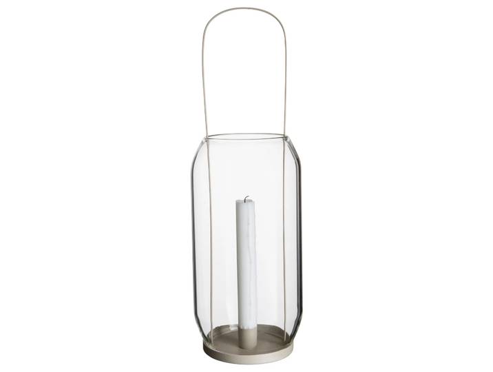 ERNST Lanterne pour bougie Ernst 40 cm Beige