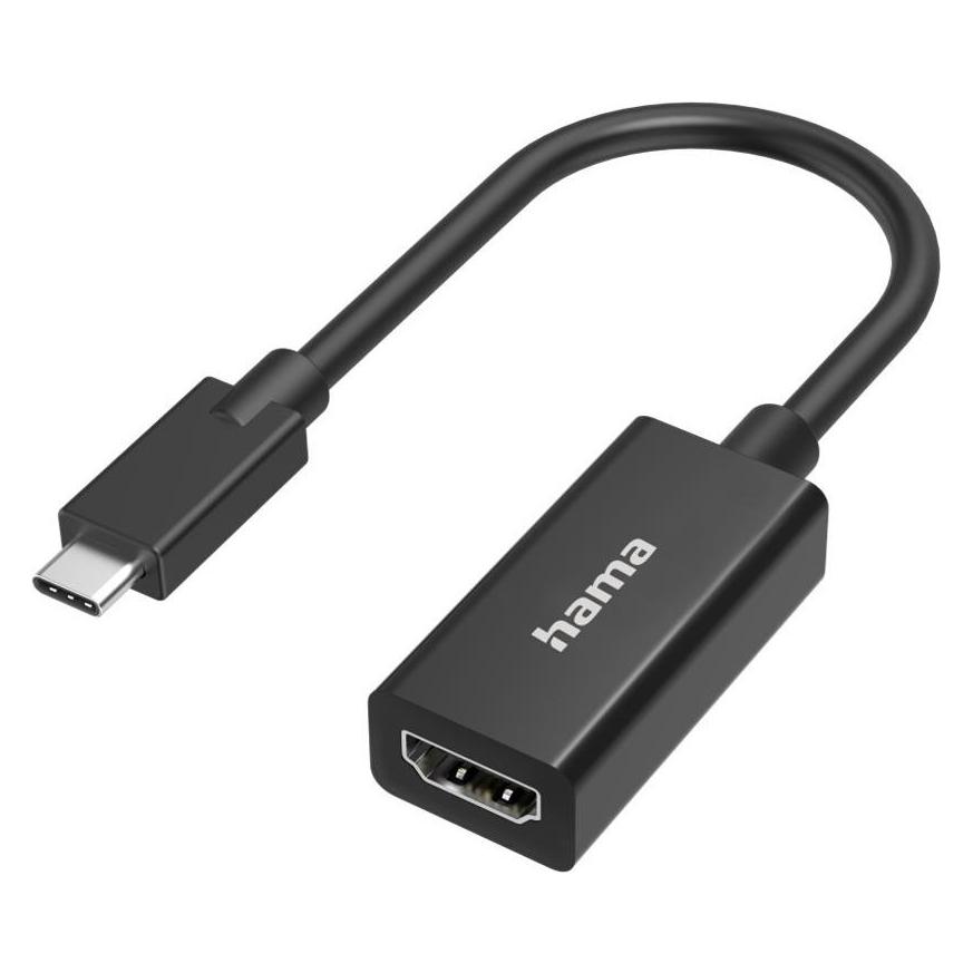 Hama Video-Adapter, USB-C-Stecker - HDMI-Buchse, Ultra-HD 4K (HDMI) (00300087)