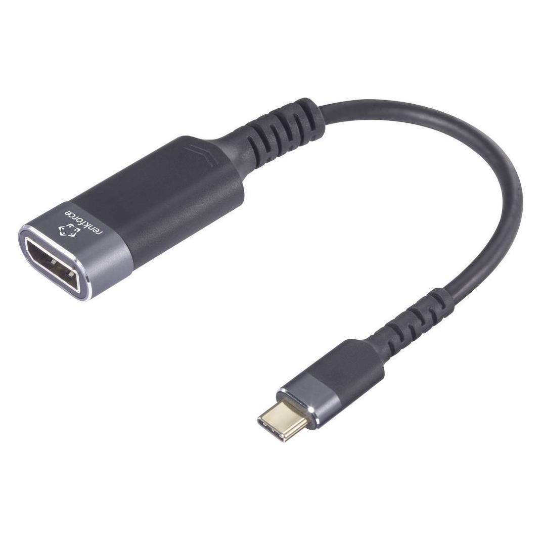 Renkforce RF-6798310 USB-C / DisplayPort Adapterkabel (1x USB-C Stecker - 1x D (RF-6798310)