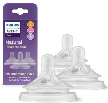 Philips Avent Natural Response Teat Mix Match Pack 3 un