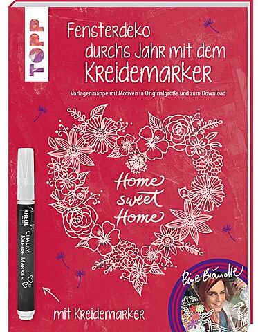 Vorlagenmappe "Fensterdeko durchs Jahr mit dem Kreidemarker"