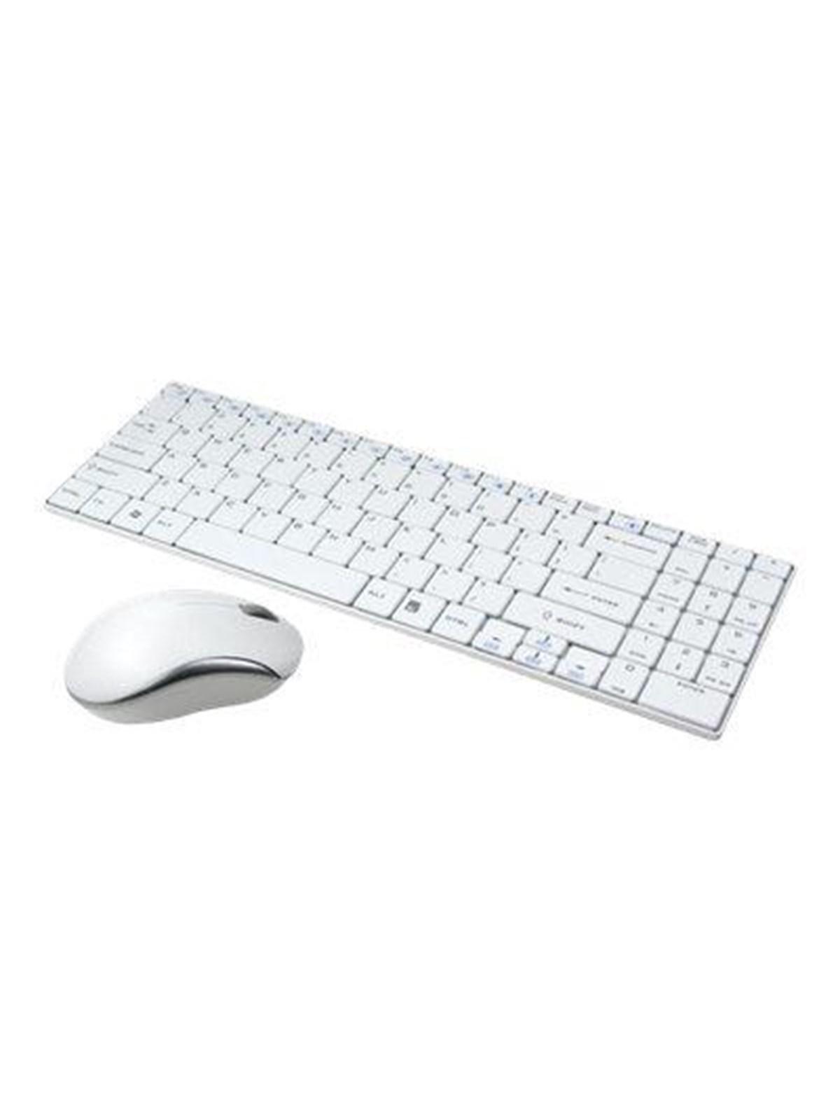 LogiLink Combo Set with Autolink - Tastatur & Maus Set - Deutsch - Weiss