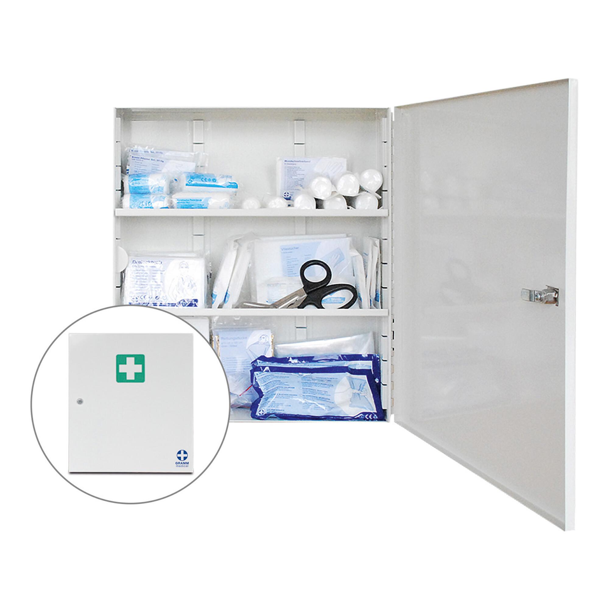 GRAMM medical Metall-Verbandschrank B DIN 13 169 (418.036.00600)