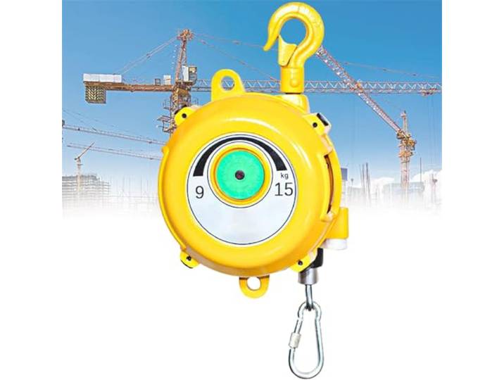 Pounjsd Einziehbare Selbsthemmend Spring Balancer, Federzug Balancer mit 1.5 m Kabel und Haken, Einstellbarer Federzug Balancer, 9-15kg/15-22kg/22-30kg Hängendes einziehbares Werkzeug, für Fabrik