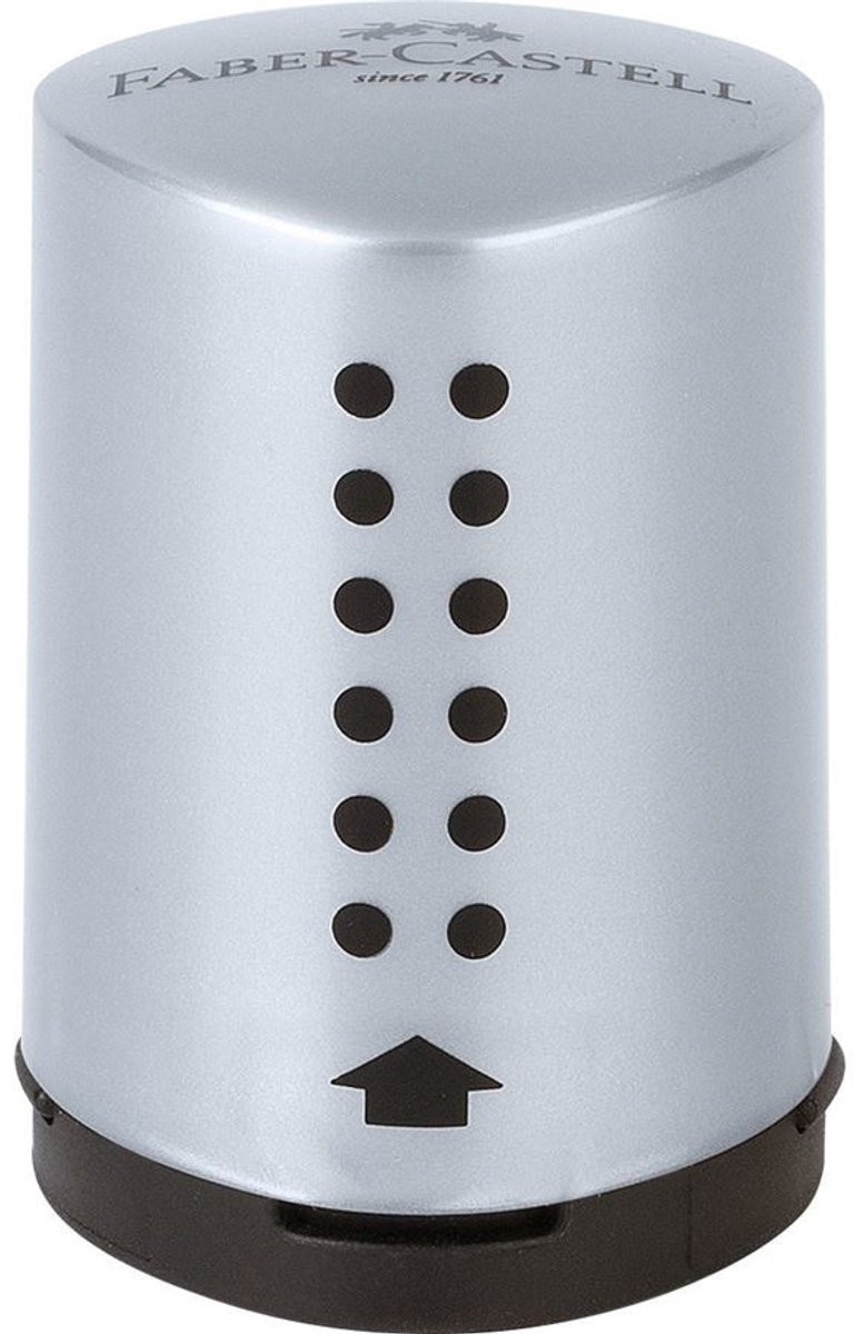 Faber-Castell 183700 handmatige potloodslijper Zwart, Zilver