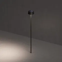 SIGOR LED Akku-Solar-Wegeleuchte KLEWE SUNDRESS, IP65, mit Sensor + Zusatz-Spot, 4.4W 3000K 427lm, 3-step dimmbar, graphitgrau SIG-3102908