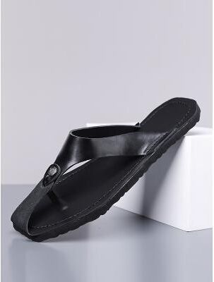 LightInthebox Men's Faux Leather Sandals – Versatile, Stylish, and Comfortable for Poolside and Resort Adventures