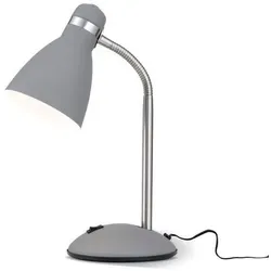 Orion, Tischlampe, LA 41187 grau Tischleuchte sandgestrahlt (E27)