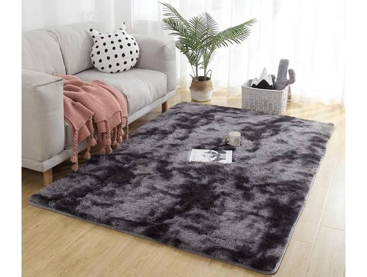 Tapis - STRADO - Ombre Shaggy Strado - 200x300 cm - Gris foncé - Antidérapant