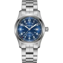 Hamilton Khaki Field Auto 42mm H70605140 - blau,silber - 42mm