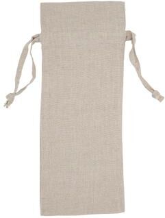 Saro Lifestyle Stonewashed Linen Bottle Bag (Set of 6)