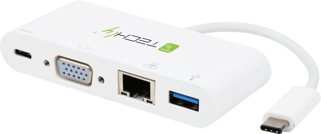 Techly Externe Videoverbindingsadapter - USB-C 3.1 naar VGA