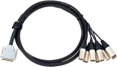 pro snake SUB-D 25pin-XLRM 2m