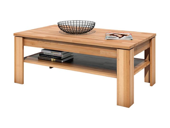 Couchtisch Kernbuche massiv geölt 110 x 65 cm - FREYJA