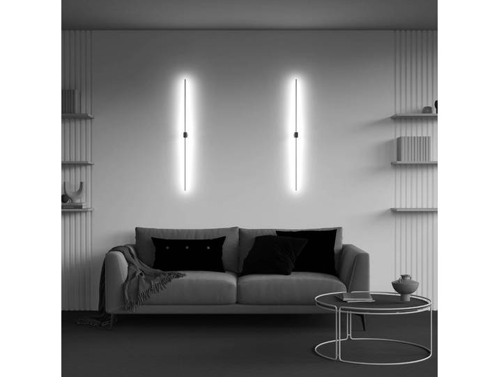 Maytoni Wandleuchte Pars, schwarz, für Wohn- / Esszimmer, Aluminium, Modern