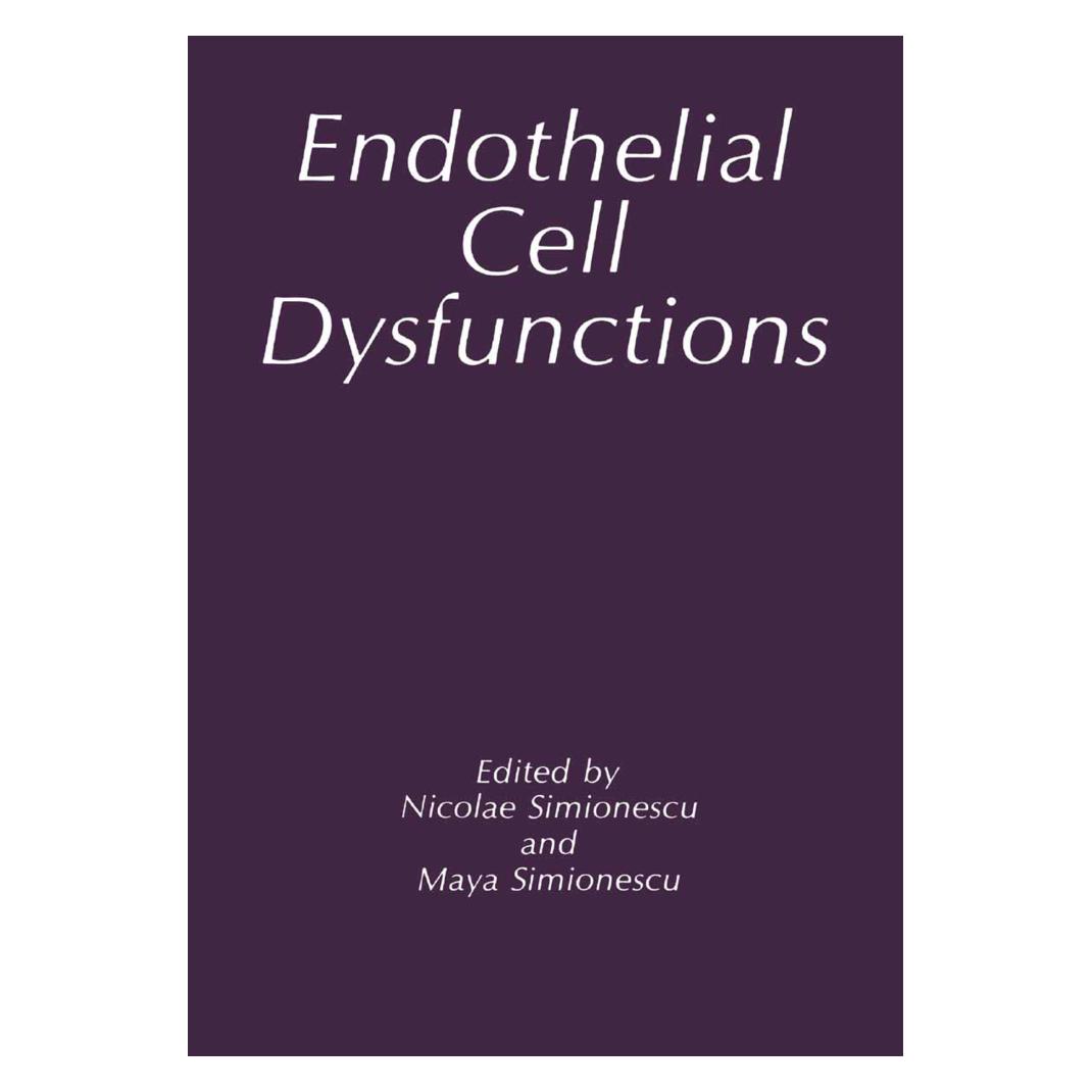 Springer Endothelial Cell Dysfunctions (Englisch, Softcover, M. Simionescu, N. Simionescu) (25373574)