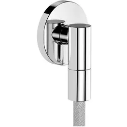 hansgrohe, Duscharmatur + Badewannenarmatur, FixFit Fine S raccord mural avec clapet anti-retour, 28882000, 28882000