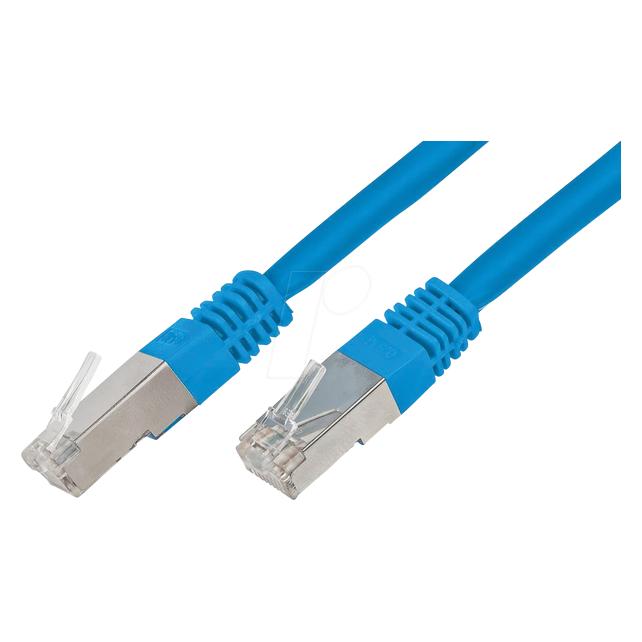 Frei Öl Neutral KAT6 Patchkabel, S/FTP, LSOH, blau (S/FTP, CAT6, 10 m) (PKN-STP-KAT6 10.0 BL)