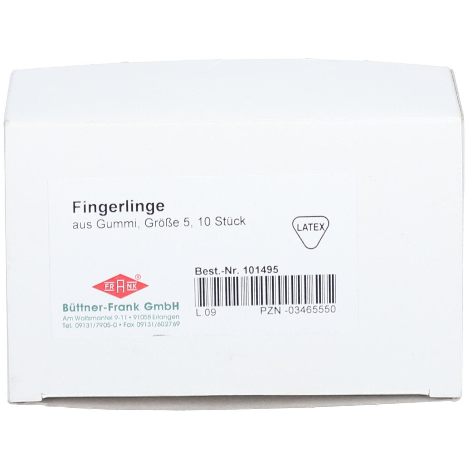 Fingerling Gummi Gr.5 transparent 10 St