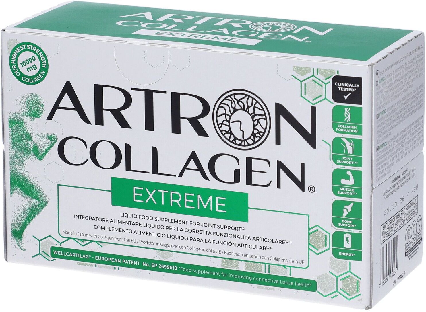 MINERVA RESEARCH LABS Gold Collagen Artron Extreme, 10 flaconcini da 50 ml