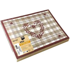 PROnappe Platzsets Edelweiß 30 x 40 cm mehrfarbig