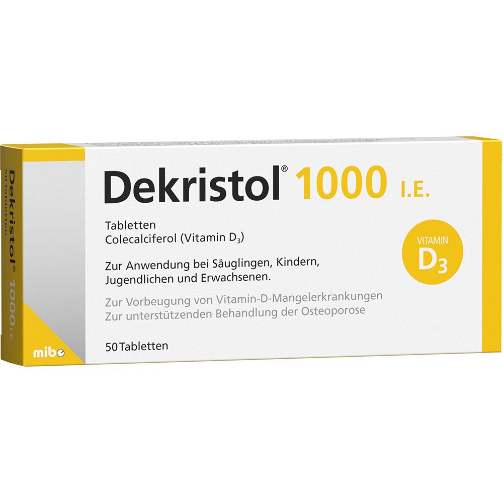 Dekristol 1.000 I.e. Tabletten 50 St