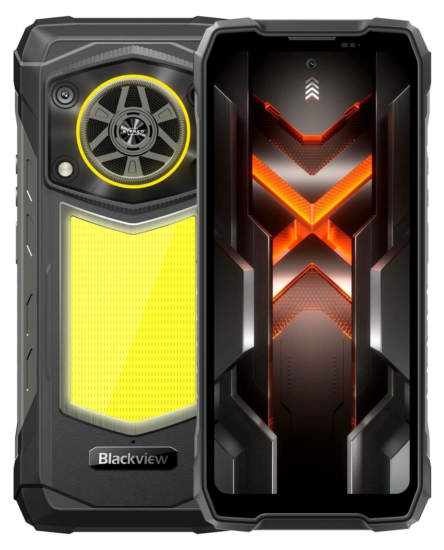 Blackview ROCK 5 Black Outdoor Smartphone 20000mAh Akku 108MP Kamera Night Vision 36GB RAM 256GB ROM 6.78" 120Hz FHD+ Rugged Handy Android 16 NFC