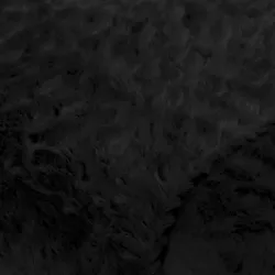 Plüschstoff, schwarz