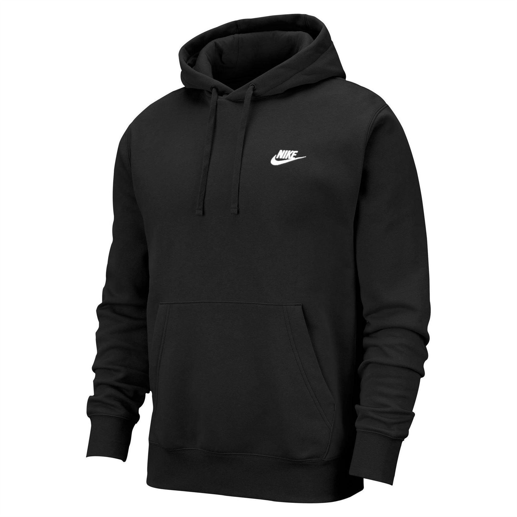 Nike - "Club" Hoodie zum Überziehen für Herren, Fleece (Schwarz)