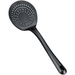 Paderno Schaumlöffel, aus glasfaserverstärktem Material, schwarz, Länge 35 cm