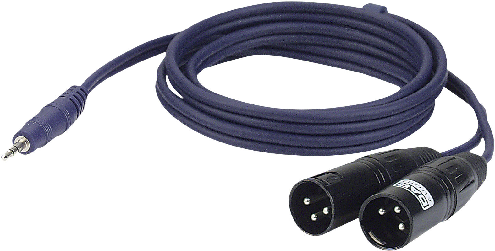 DAP Audio Fl46 – Stereo-Miniklinkenstecker Auf 2 X Xlr/m 3p, 1,5 M