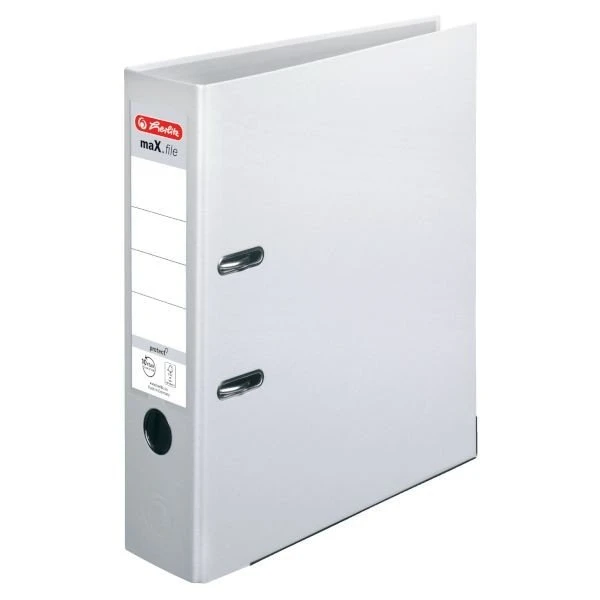 herlitz Ordner maX.file protect, Rückenbreite: 80 mm, weiß