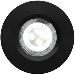 Nordlux Outdoor LED Einbau-Downlight DON SMART, IP65, 4.7W RGB + 2200-6500K 320lm, Bluetooth steuerbar, dimmbar, schwarz NORD-2110900103