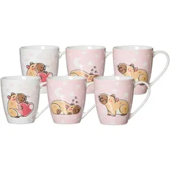 Ritzenhoff & Breker, Tasse, Capybara Henkelbecher (360 ml, 6x)