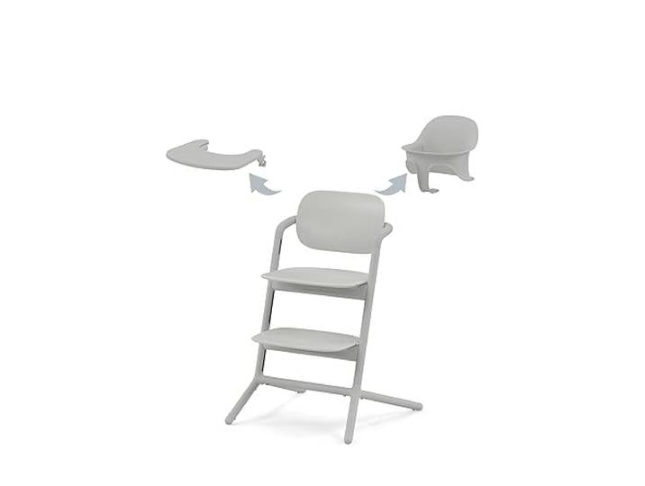 CYBEX Gold LEMO Hochstuhl 3in1-Set, Mitwachsend, ab 6 Monaten, Suede Grey