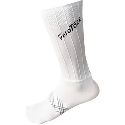 VELOTOZE Socken Aero Pro | weiß L / XL | 43 - 47