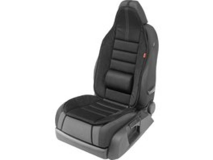 ULTIMATE SPEED® Couvre-siège auto avec soutien lombaire (noir)
