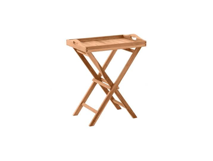 Möbilia Serviertisch Teak natur klappbar 60x40 cm