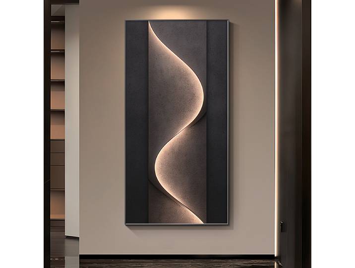 Lampe de mur LED de luxe salon fond couloir hôtel décoration de la maison haut de gamme Lustre suspendu peinture moderne Mural lumière