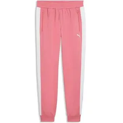 PUMA Damen Sporthose ESS T7 Poly Pants, Größe L in Pink Pink