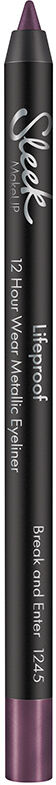 Sleek Lifeproof 12h porter un eye-liner khol #Break and Enter