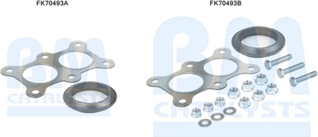 Bm Catalysts Kit di montaggio, tubo di scarico FK70493