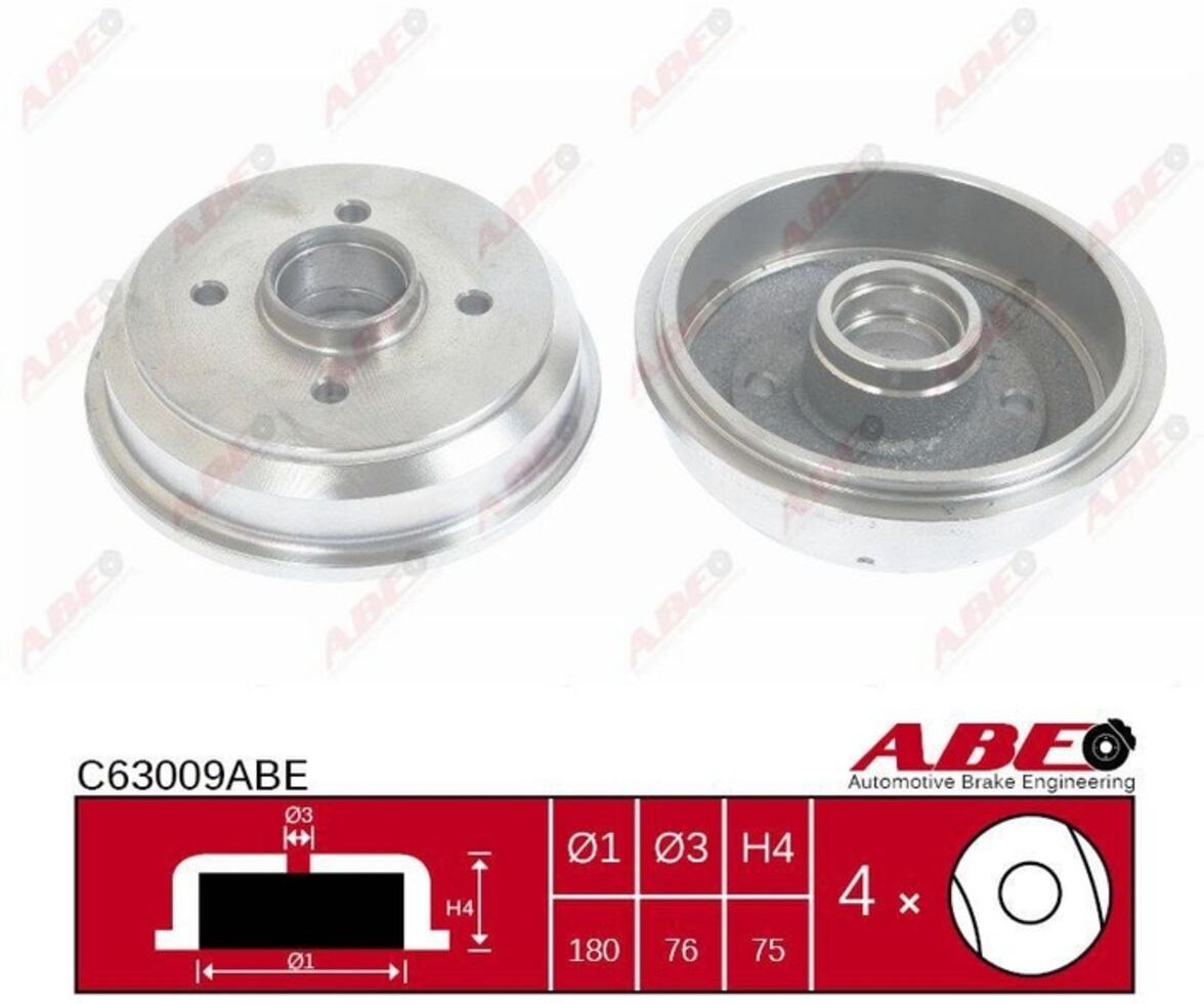 Abe Tamburo freno C63009