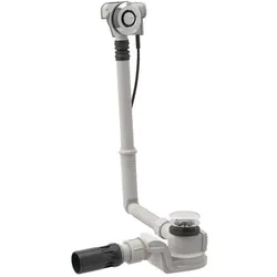 Geberit d52 Badewannenablauf 150750216 mit Druckbetätigung, mit Fertigbauset, hochglanz-verchromt