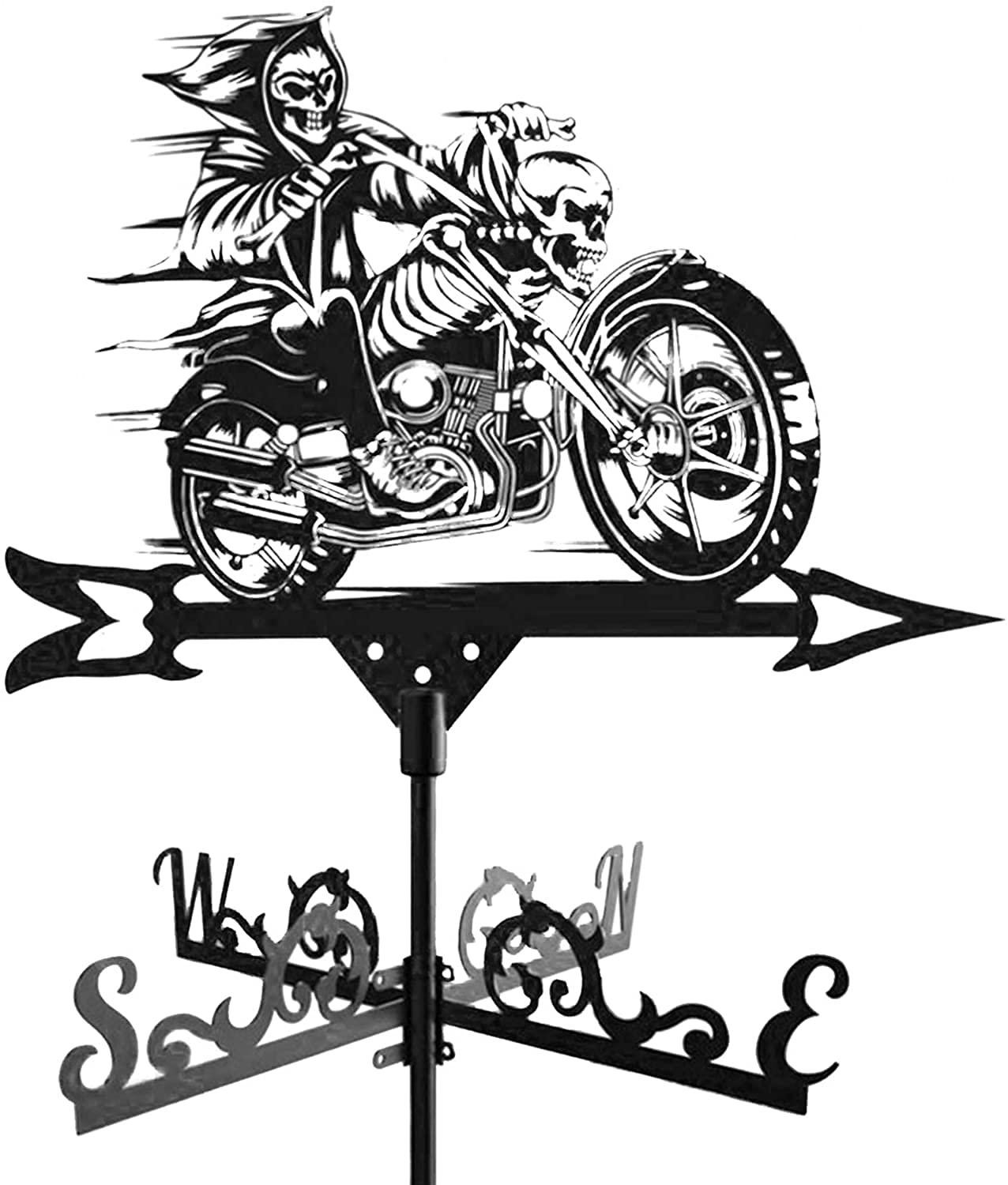 Selius Magere Hein Metalen Windwijzer met Dakmontage